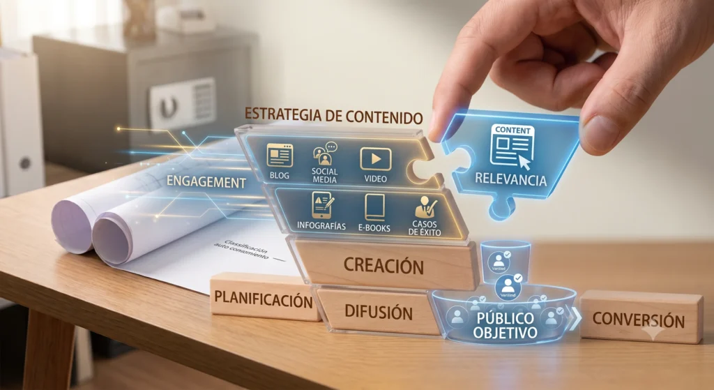 marketing-contenidos-empresas-construccion.webp Estrategia de marketing de contenidos para empresas de construcción con blogs, videos, redes sociales, eBooks e infografías para atraer clientes y generar conversiones.